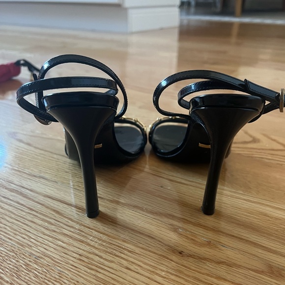 Gucci- Moorea horsebit heel sandals - Picture 4 of 6